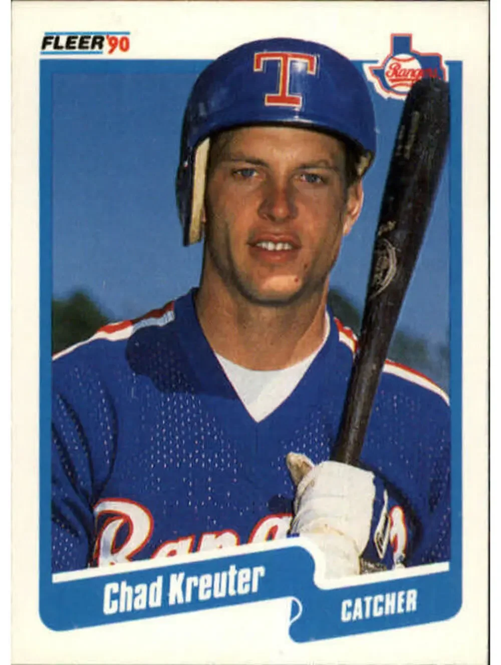 1990 Chad Kreuter Fleer Baseball Card #303